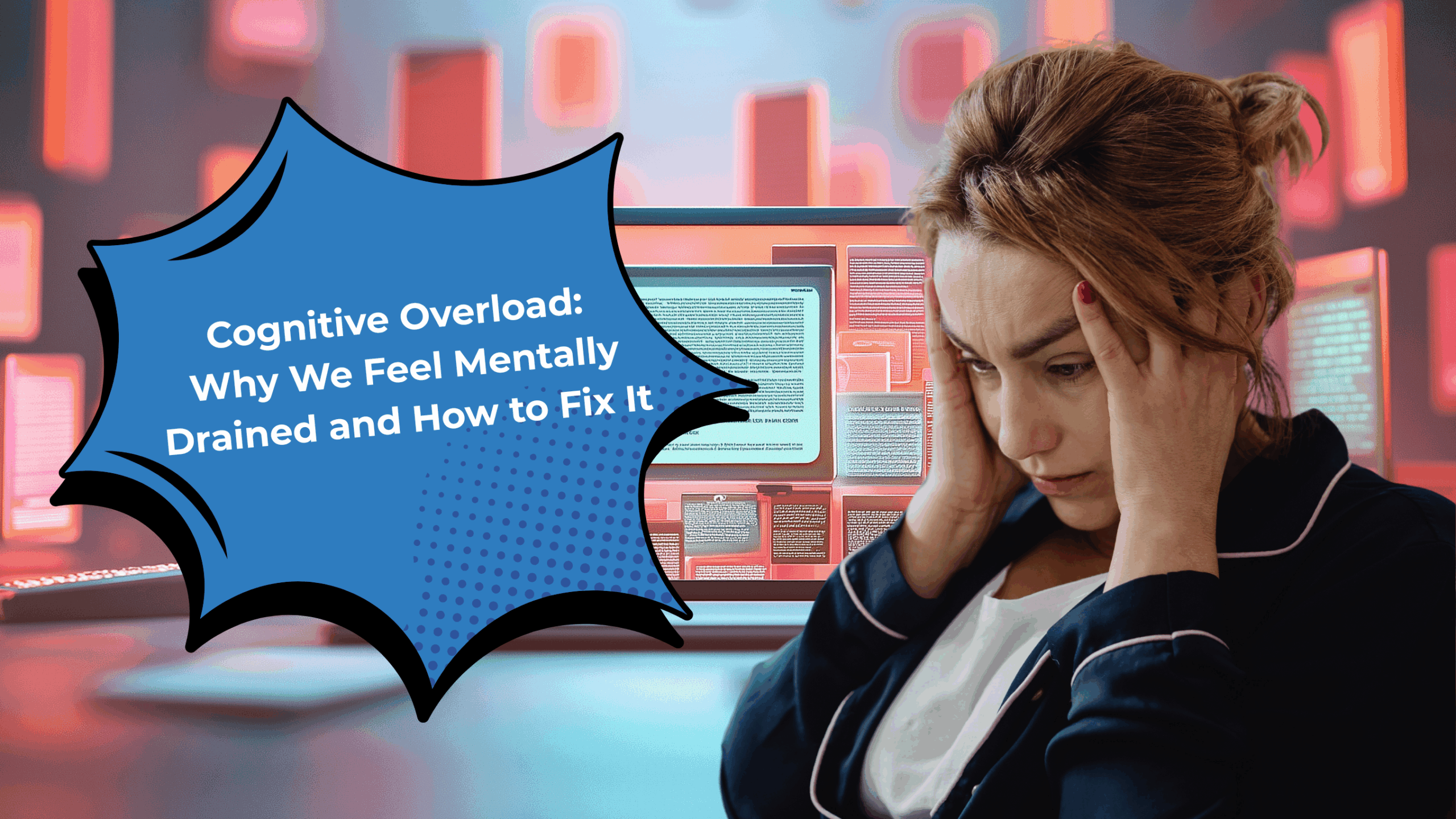 Cognitive Overload: Why We Feel Mentally Drained and How to Fix It There are days when your mind feels like it is buffering. Too many tabs are open, too many voices are competing for attention, and too little energy remains to finish even simple tasks. You are not broken. You are overloaded. In a world that rewards multitasking and constant connectivity, cognitive overload has become a quiet epidemic. The human brain now processes more information in a